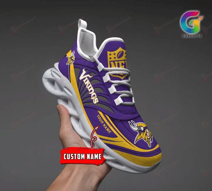 Minnesota Vikings Yezy Running Sneakers 712
