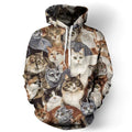 Unisex 3D CAT Hoodies CAT4909