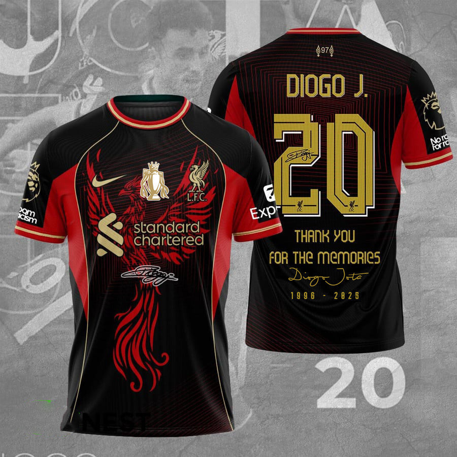 LIVERPOOL Diogo Jota TSHIRT CHAMPIONS LVP3648