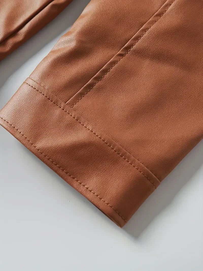 Ultra-Premium Leather Jacket Dual Zip Chest— San Francisco 49ers SPTSLJ026