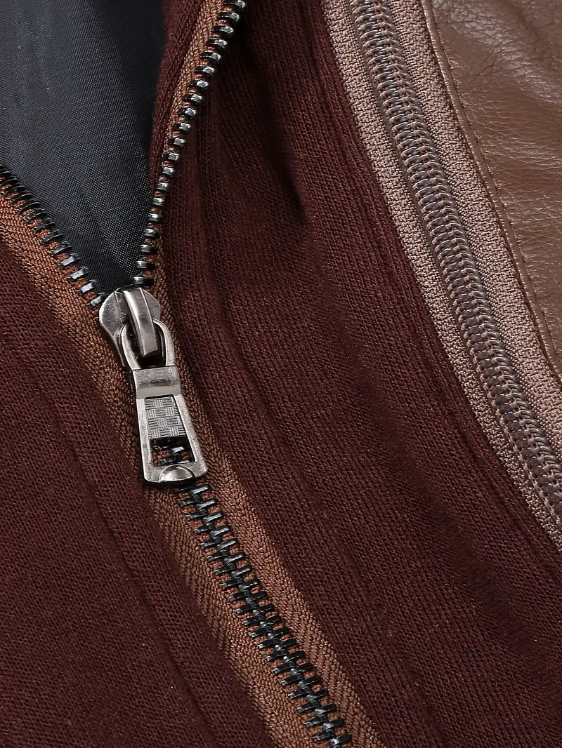 Premium & Ultra-Thick Leather Jacket with Fleece Hood - Los Angeles Chargers PHVK8397