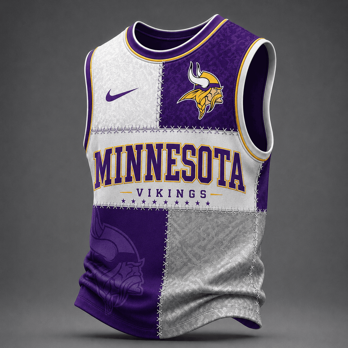 Minnesota Vikings | Premium NFL Team Inspired Tank Top Jersey VA8327