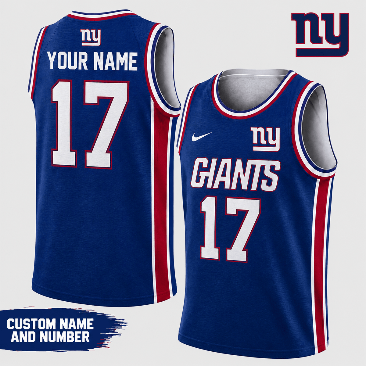 New York Giants | Premium NFL Fan Pride Tank Top Shirt VA3913