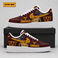 Washington Commanders | Premium NFL Fear The Team Halloween AF1 Sneakers - VA323530