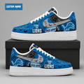 Detroit Lions | Premium NFL Fear The Team Halloween AF1 Sneakers - VA323531