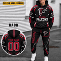 Atlanta Falcons Personalized Combo Hoodie And Sweatpants Gift For Fan VA1037