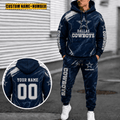 Dallas Cowboys Personalized Combo Hoodie And Sweatpants Gift For Fan VA1064