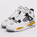 Pittsburgh Steelers Personalized AJ4 Sneaker VA328