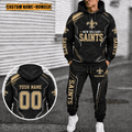 New Orleans Saints Personalized Combo Hoodie And Sweatpants Gift For Fan VAN5029