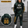 Green Bay Packers Personalized Combo Hoodie And Sweatpants Gift For Fan VAN6136
