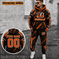 Cincinnati Bengals Personalized Combo Hoodie And Sweatpants Gift For Fan VAN8221