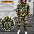 Green Bay Packers Personalized Combo Hoodie And Sweatpants Gift For Fan VAN4065