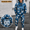 Detroit Lions Personalized Combo Hoodie And Sweatpants Gift For Fan VAN4070
