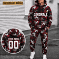 Arizona Cardinals Personalized Combo Hoodie And Sweatpants Gift For Fan VAN4073