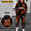 Cincinnati Bengals Personalized Combo Hoodie And Sweatpants Gift For Fan VAN6622