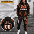 Cincinnati Bengals Personalized Combo Hoodie And Sweatpants Gift For Fan VAN44111