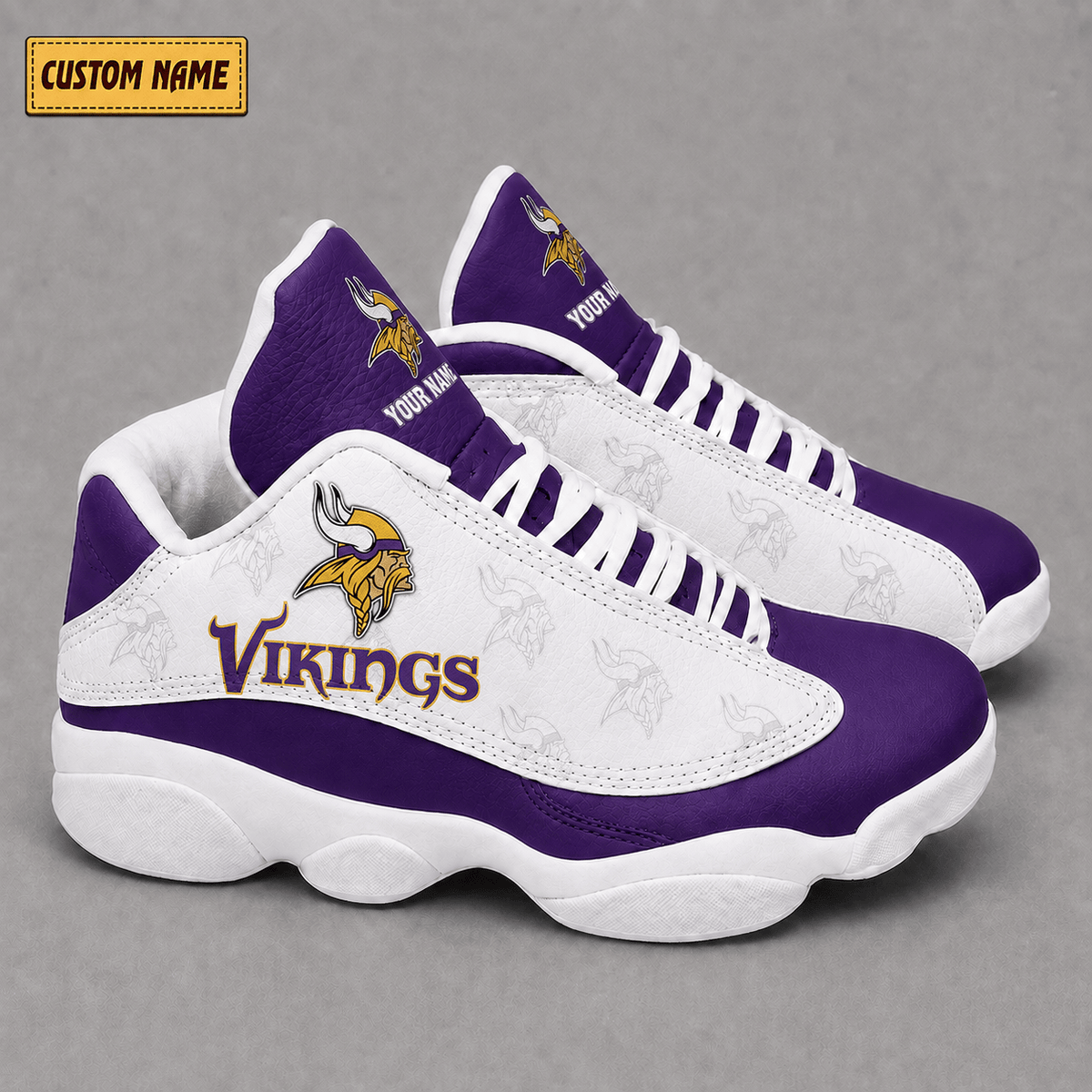Minnesota Vikings Air JD13 Sneakers VA338936