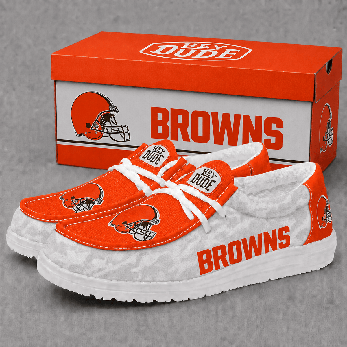 Cleveland Browns | Premium NFL Football Field Fan Loafer Shoes - VA22513