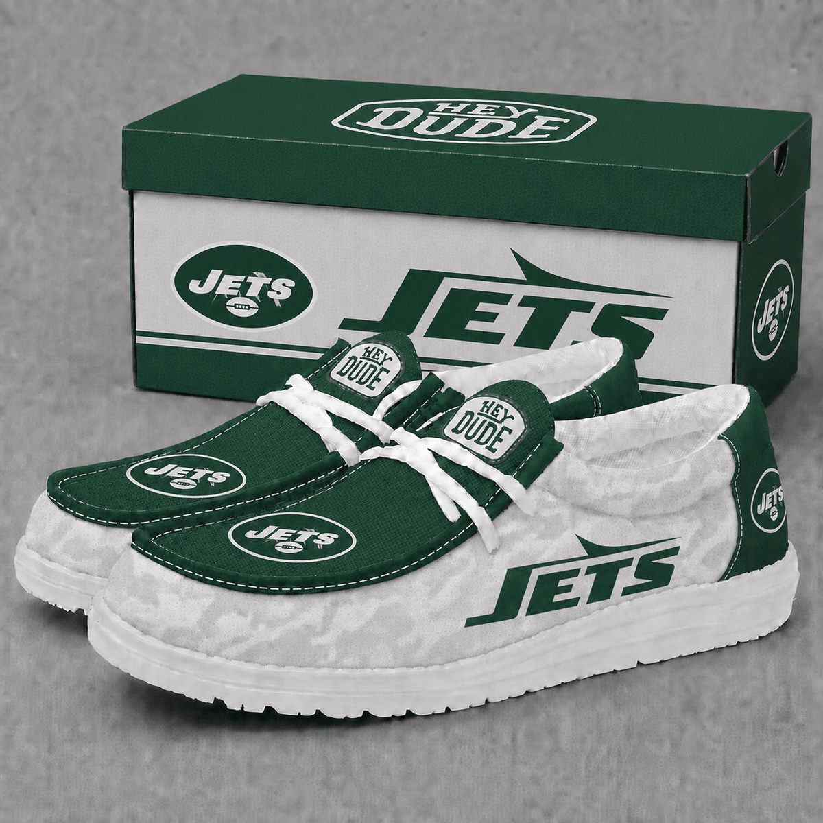 New York Jets | Premium NFL Football Field Fan Loafer Shoes - VA22520