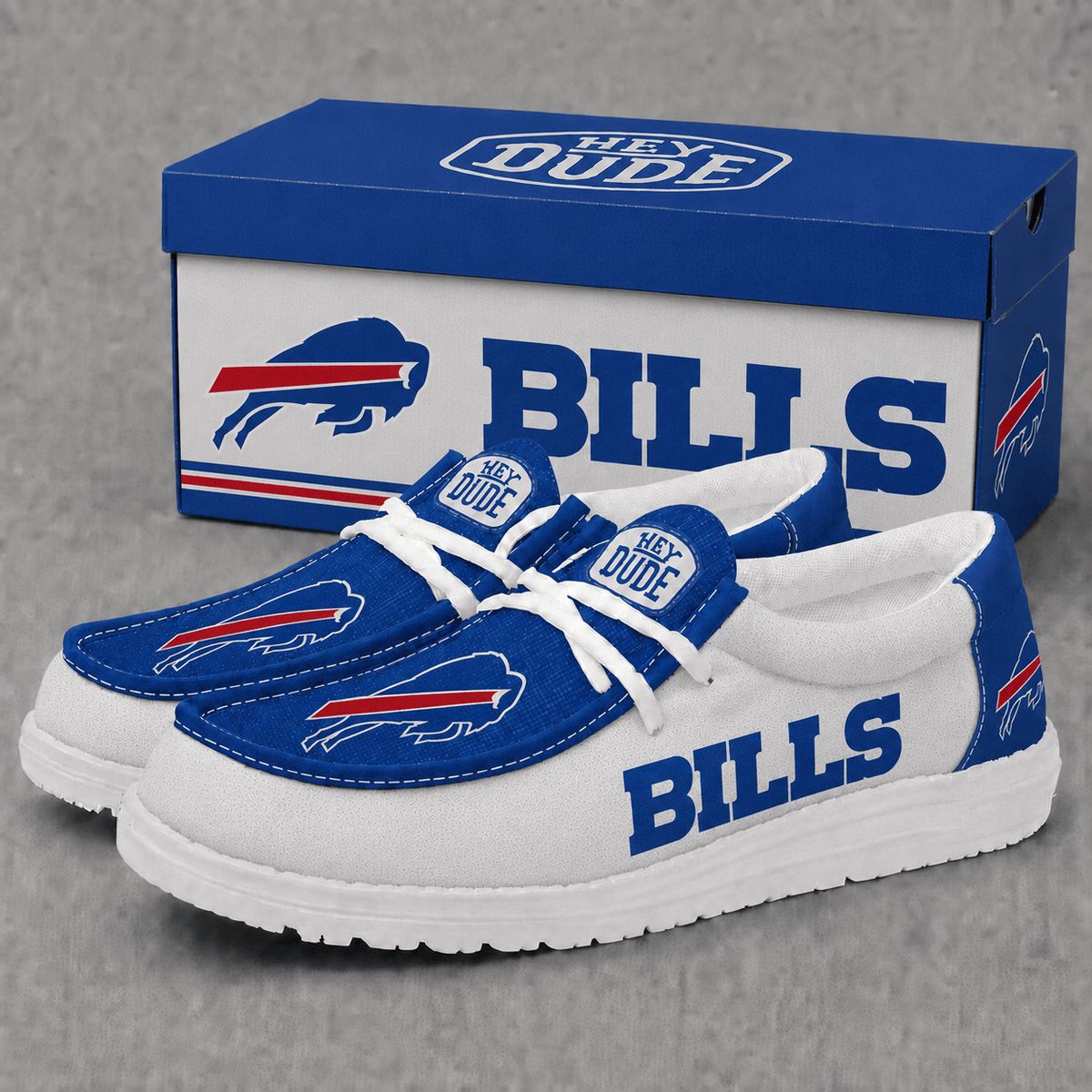 Buffalo Bills | Premium NFL Football Field Fan Loafer Shoes - VA22522