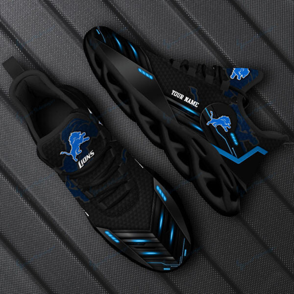 Detroit Lions Personalized Yezy Running Sneakers SPD235