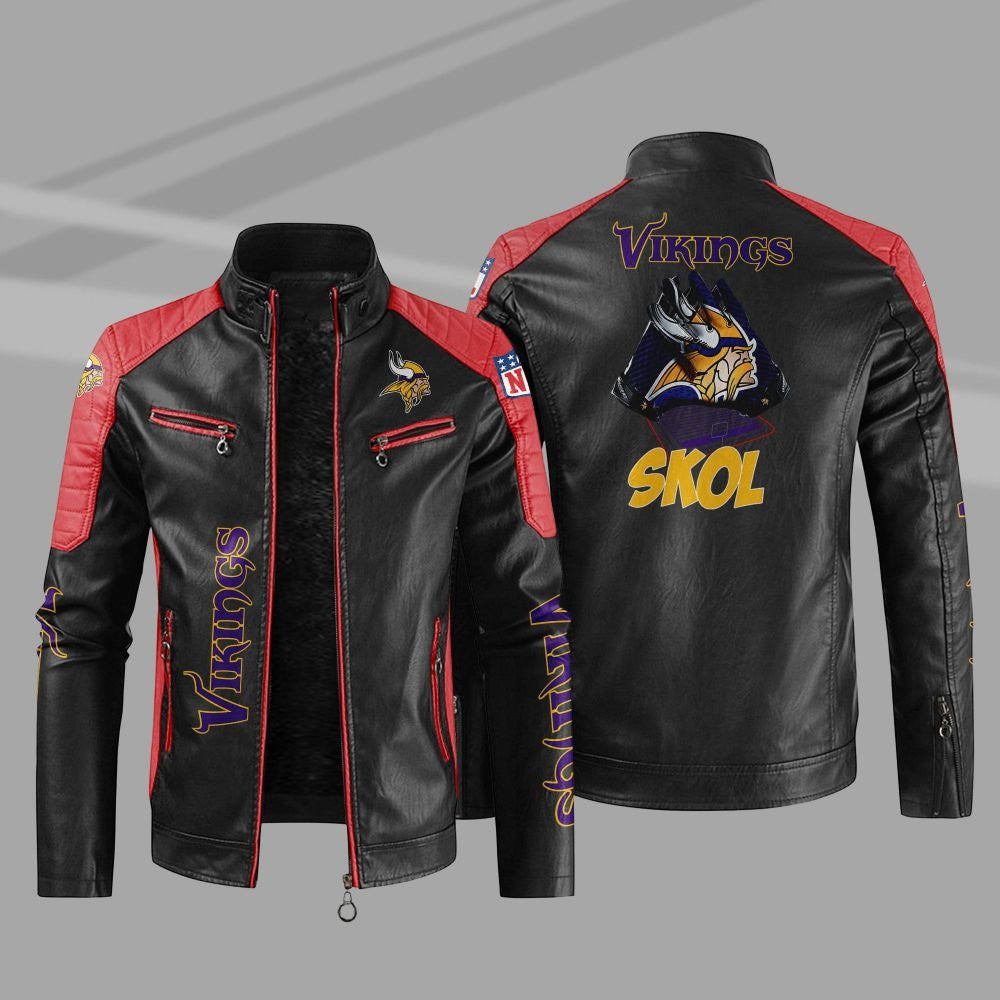 Minnesota Vikings Signature Series Premium Leather BG12