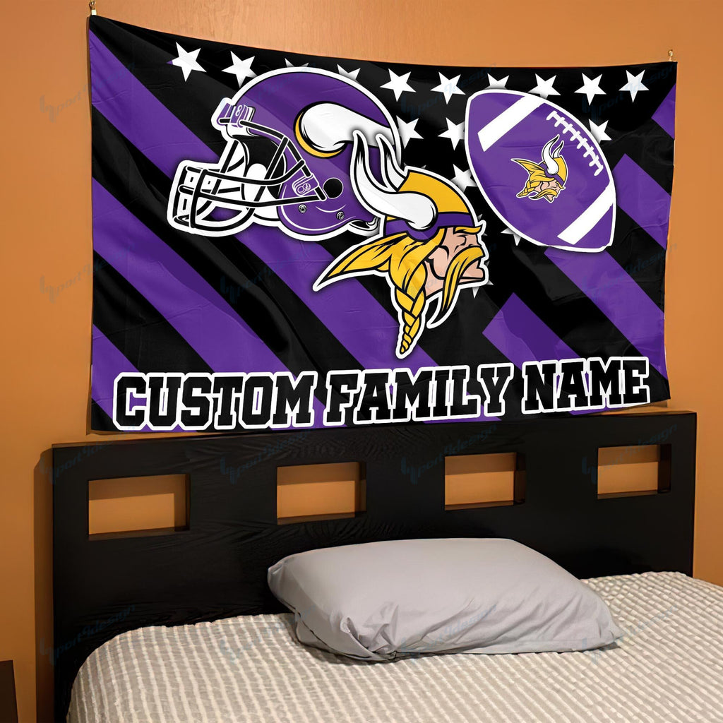 Minnesota Vikings Personalized Flag 83