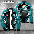 Miami Dolphins Personalized Bomber Jacket BG616