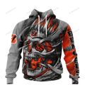 Cincinnati Bengals Limited Edition All Over Print Hoodie Sweatshirt Zip Hoodie T shirt Unisex 871