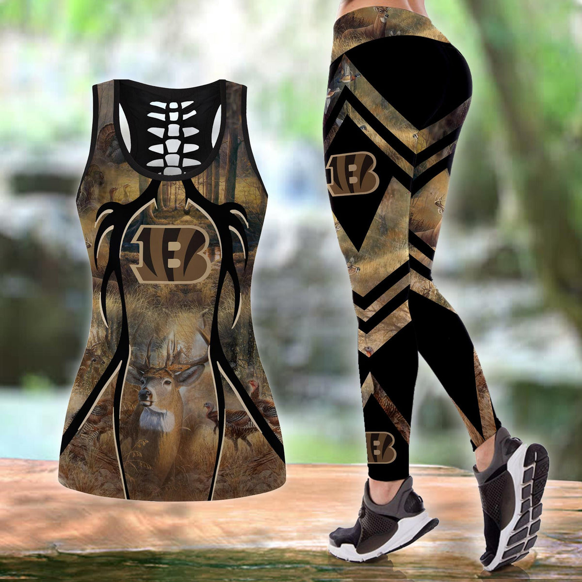 Cincinnati Bengals Leggings And Tank Top BG232