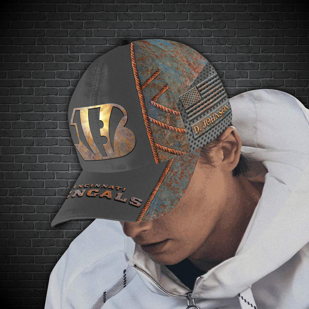 Cincinnati Bengals Personalized Classic Cap BG182