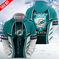 NFL Miami Dolphins (Your Name) Zip Hoodie 3D Nicegift 3ZHZ1F6