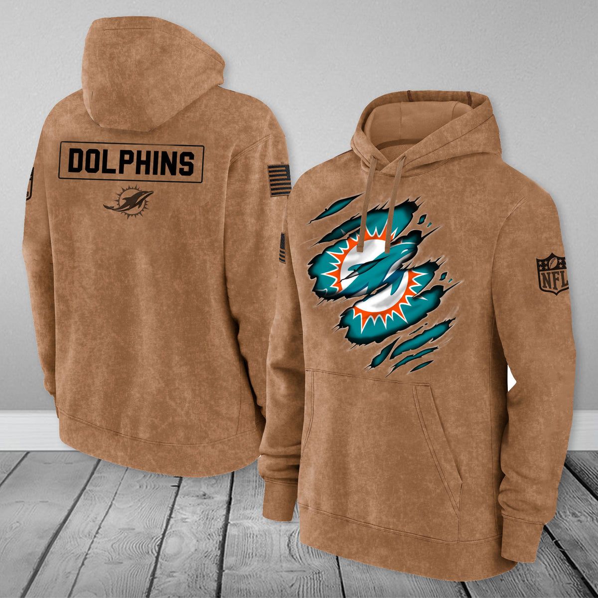 NFL Miami Dolphins Hoodie 3D Nicegift 3HOR4N2