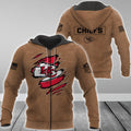 NFL Kansas City Chiefs Zip Hoodie 3D Nicegift 3ZHB3O0