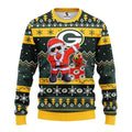 Green Bay Packers Dabbing Santa Claus Ugly Christmas Sweater BGSWT166