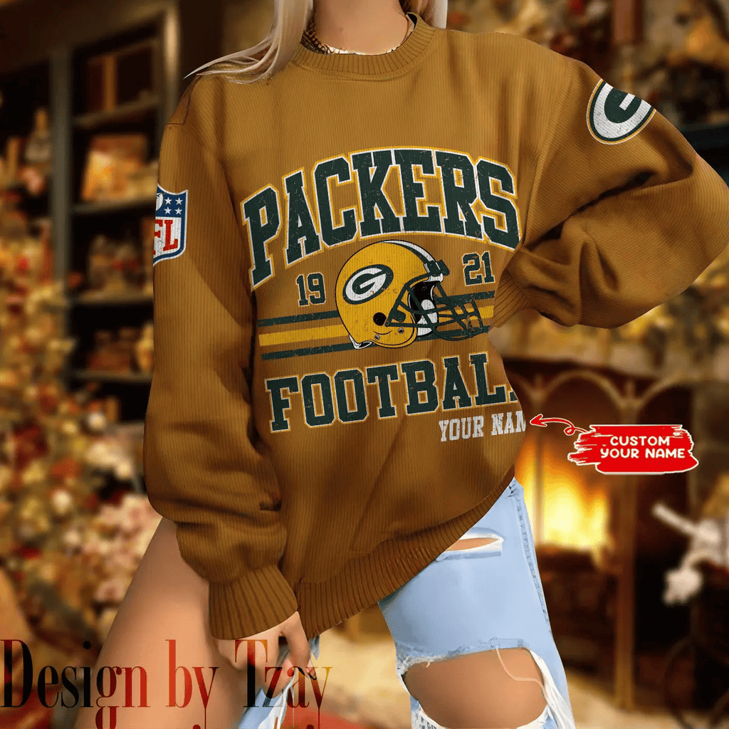 Green Bay Packers Personalized Fashion Design New Woolen Sweater BGSWT292
