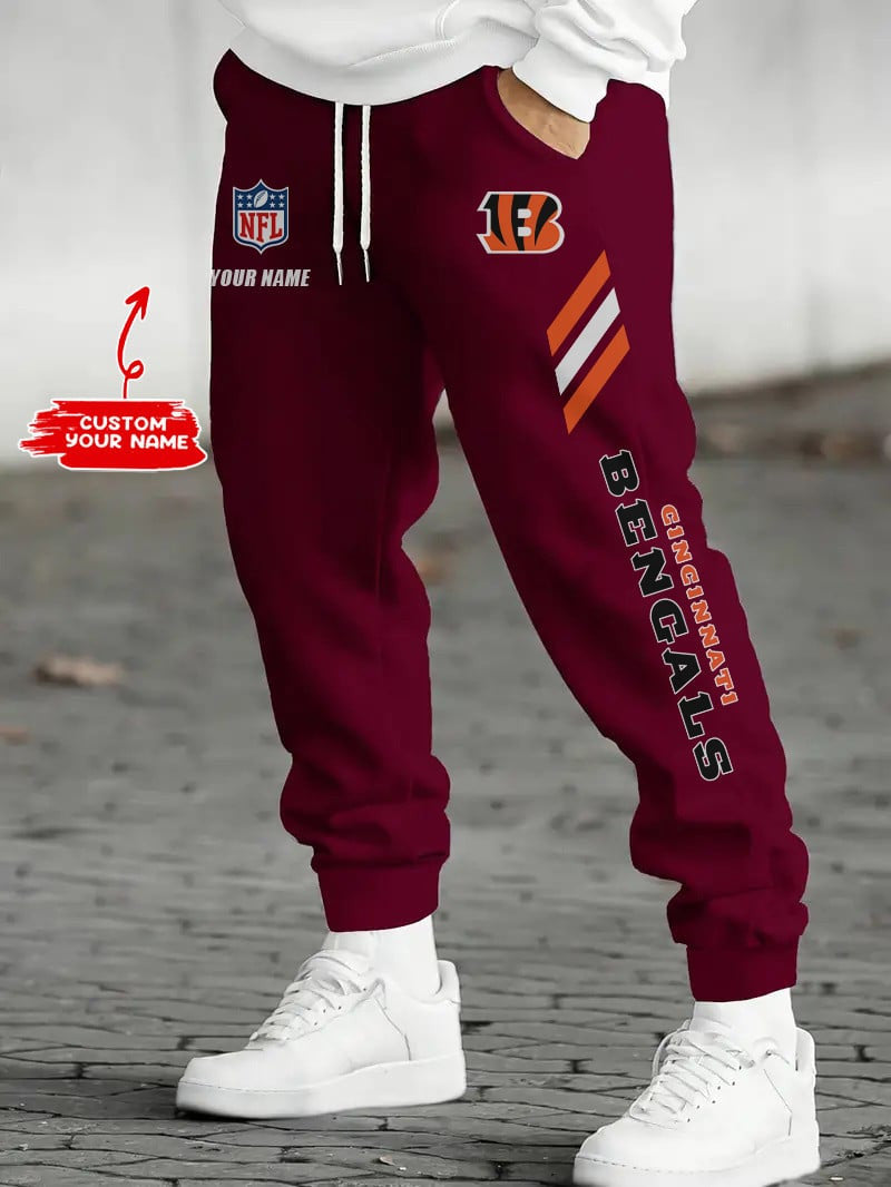 Cincinnati Bengals Vintage Hoodie And Pants AZVMHD328+AZPANTS328
