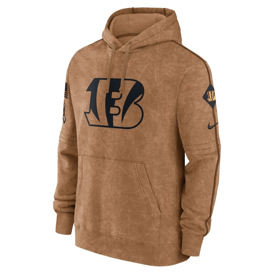 Cincinnati Bengals Men's Sideline Pullover Hoodie AZMSPHD007