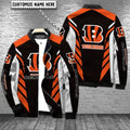 Cincinnati Bengals Personalized Bomber Jacket BG718