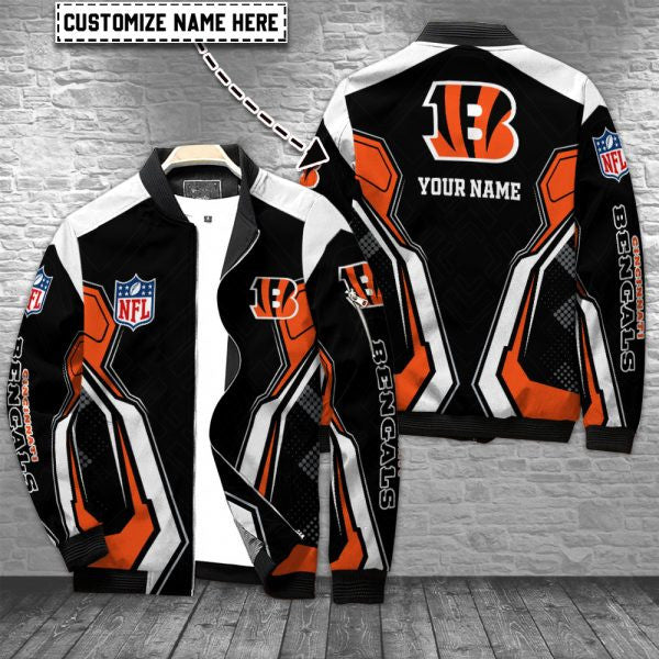 Cincinnati Bengals Personalized Bomber Jacket BGBBJ978
