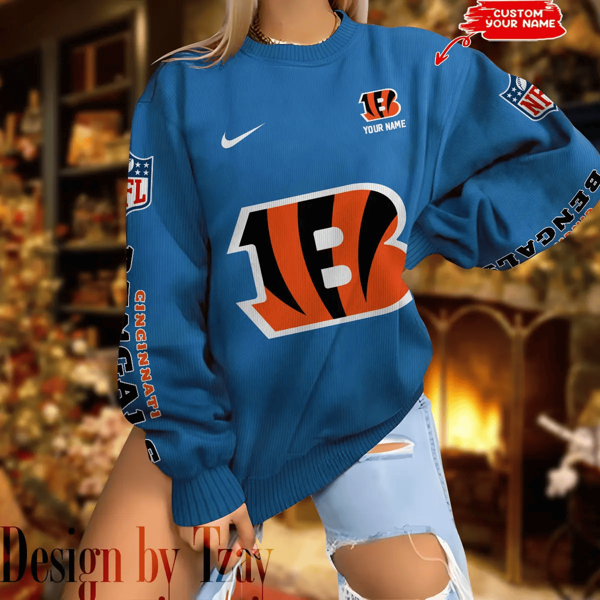 Cincinnati Bengals New Woolen Sweater BGSWT191