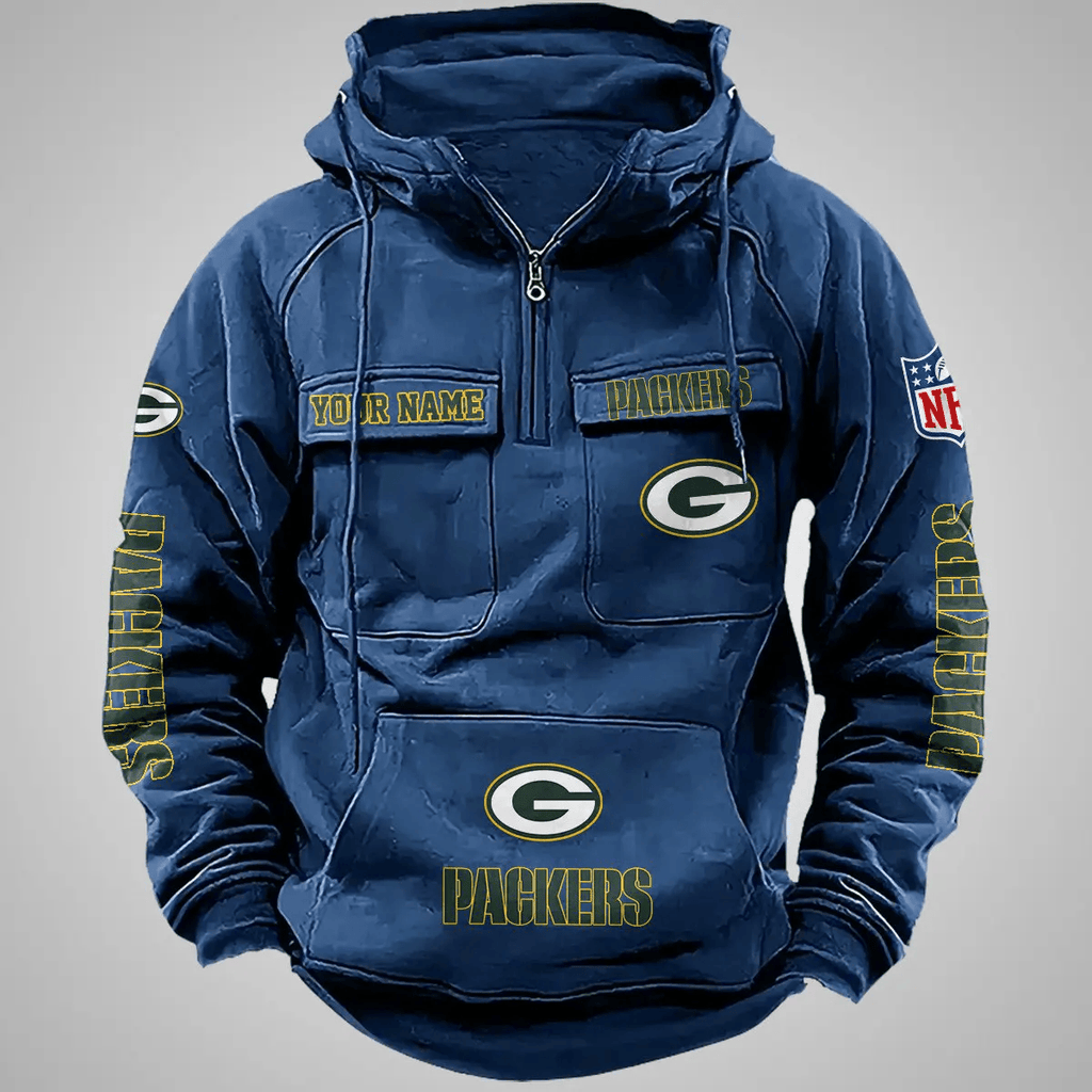 Green Bay Packers Vintage Men Hoodie AZVMHD104
