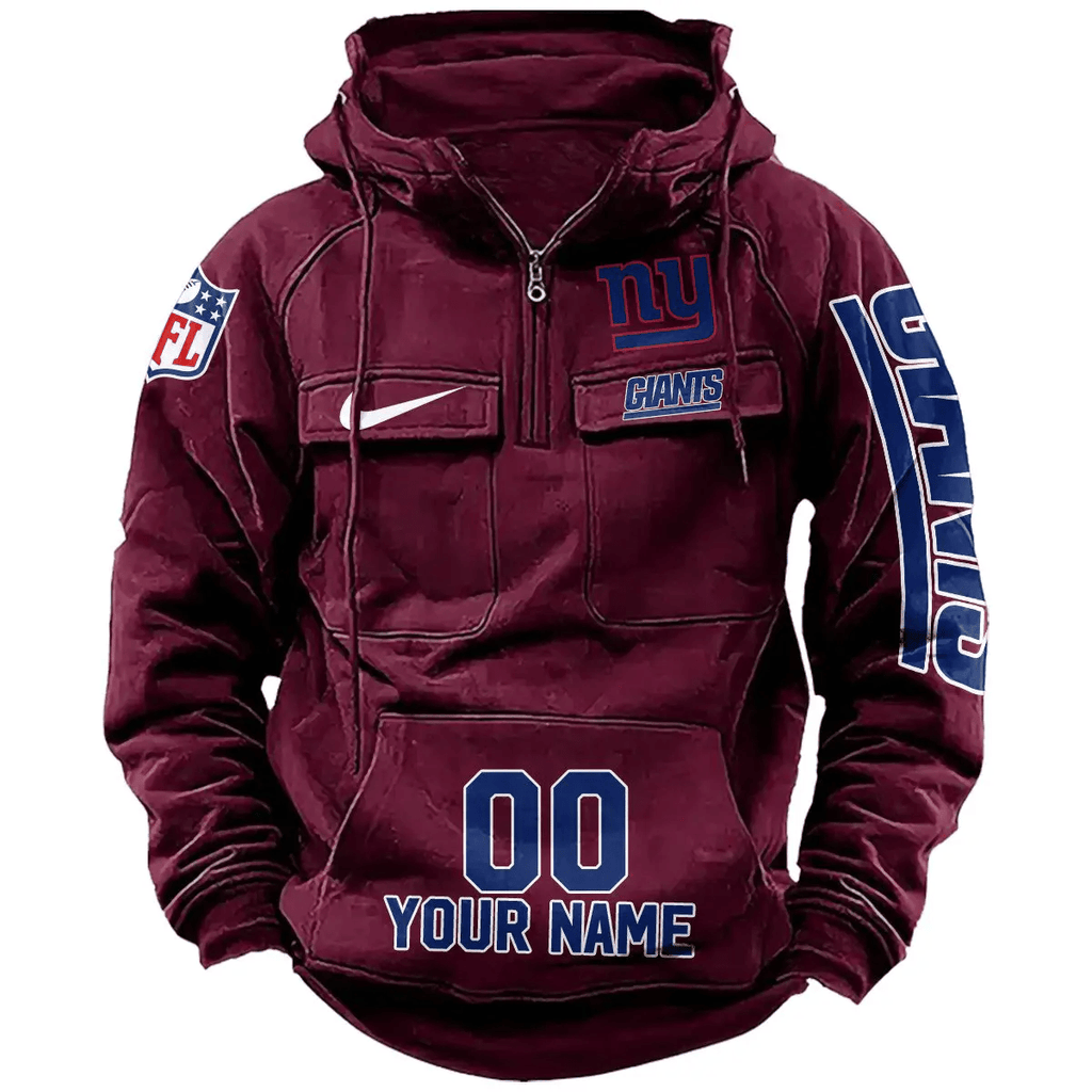 New York Giants Vintage Men Hoodie AZVMHD085