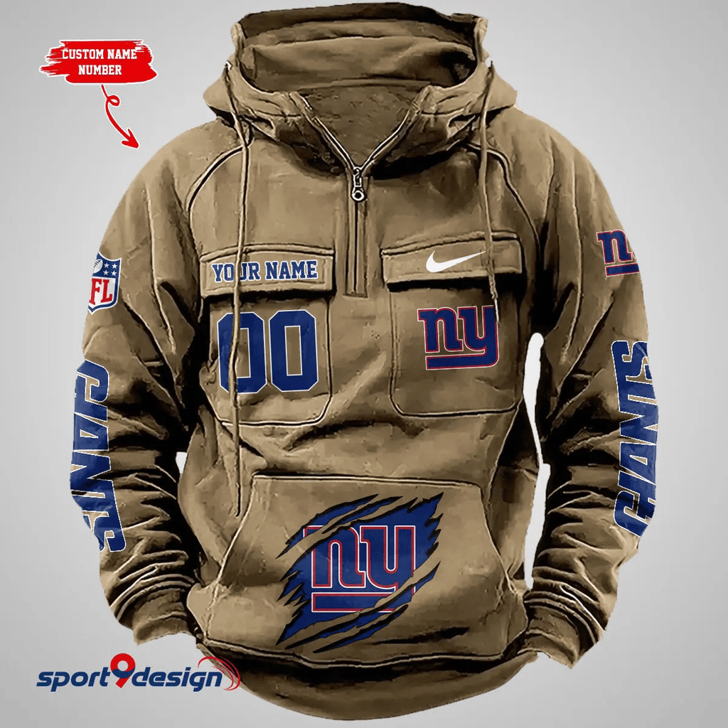 New York Giants Vintage Men Hoodie AZVMHD152