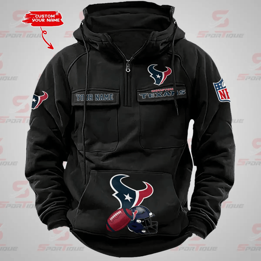 Houston Texans Vintage Men Hoodie AZVMHD365
