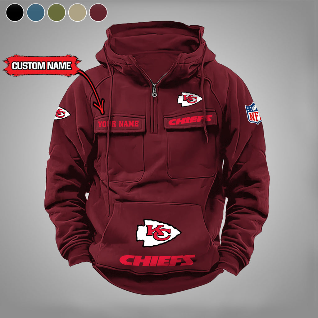 Kansas City Chiefs Vintage Men Hoodie AZVMHD009