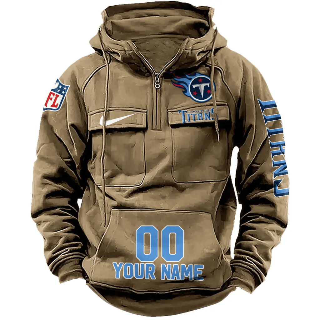 Tennessee Titans Vintage Men Hoodie AZVMHD202