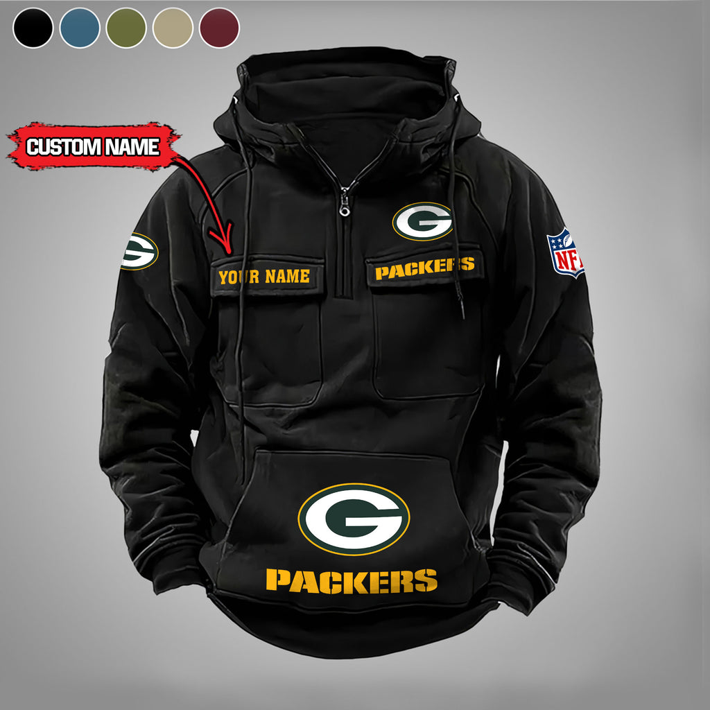 Green Bay Packers Vintage Men Hoodie AZVMHD021
