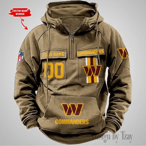 Washington Commanders Vintage Men Hoodie DV2 AZVMHD443
