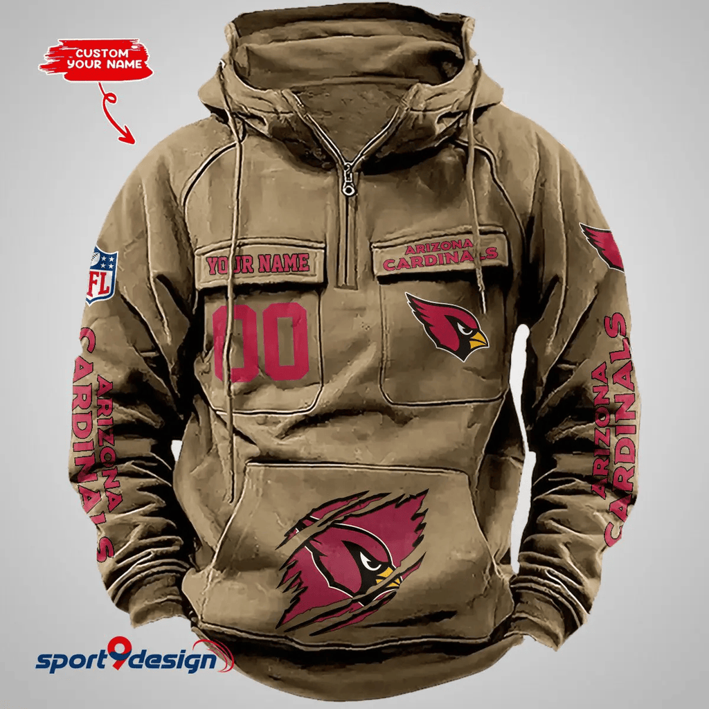 Arizona Cardinals Vintage Men Hoodie AZVMHD139